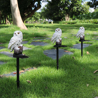 OwlGlow Solar-Powered Garden Decor